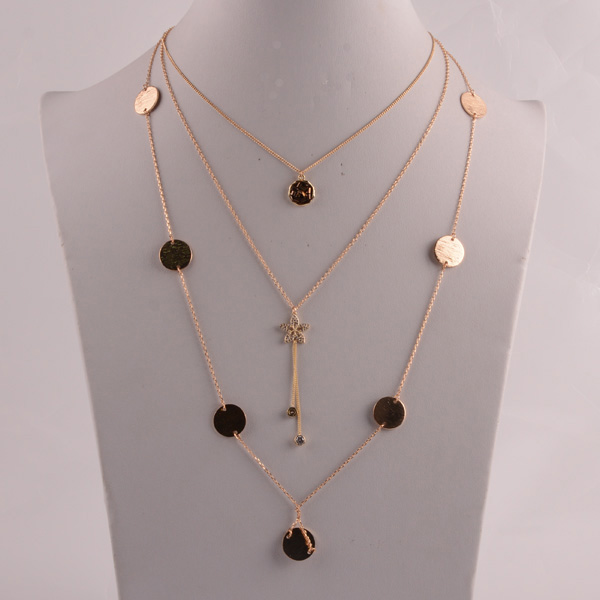907460 Lady Layered Necklace